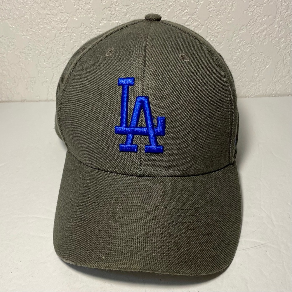 Los Angeles Dodgers Hat ‘47 Brand Grey/Blue Adjustable Clean Up Cap MLB Baseball